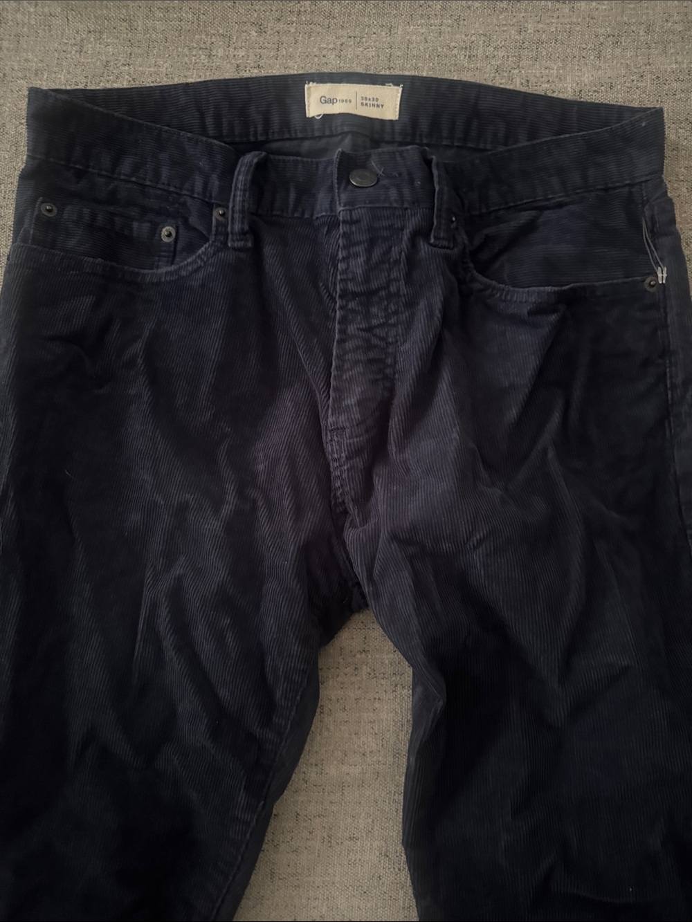 GAP Men’s Dark Navy Corduroy Pants
